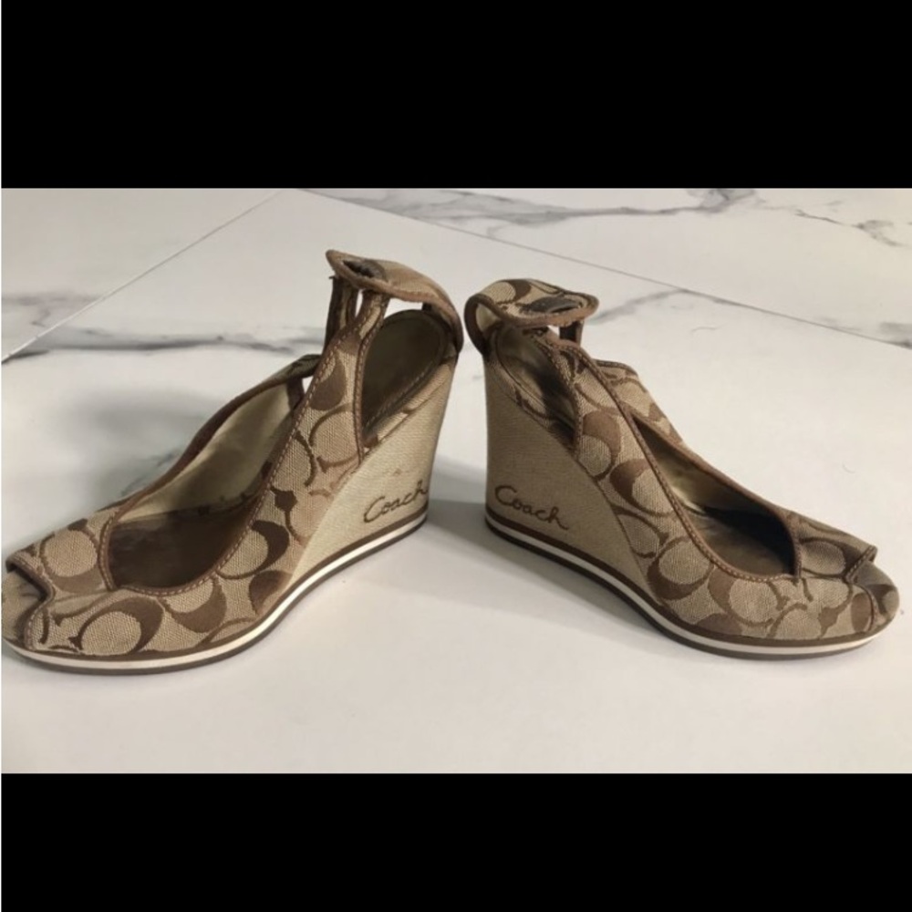 Coach Wedge Sandals